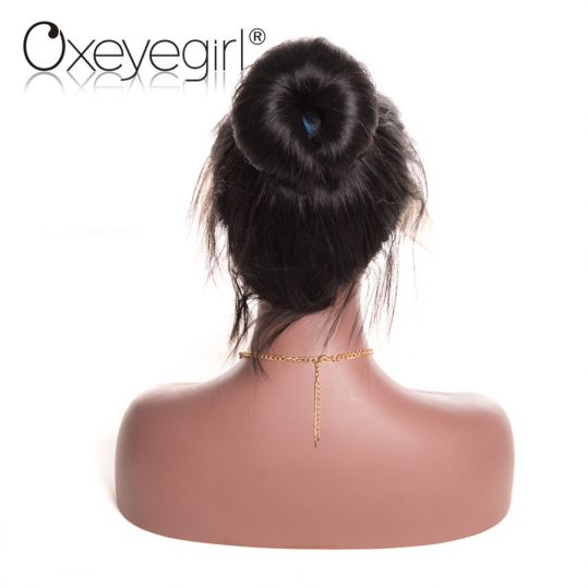 Oxeye girl Brazilian Straight Hair Wig Pre Plucked Lace Front Human Hair Wigs For Black Women Non Remy Hair Wigs With Baby Hair