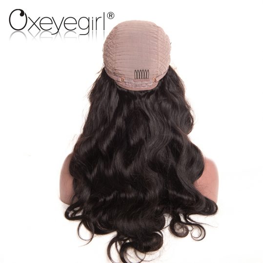 Oxeye girl Brazilian Body Wave Wigs with baby hair Pre Plucked Lace Front Human Hair Wigs For Black Women Non Remy Hair Wig