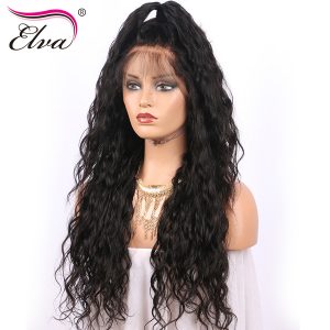 Elva Hair Lace Front Human Hair Wigs Pre Plucked Hairline With Baby Hair Brazilian Natural Wave Remy Hair Wigs For Black Women