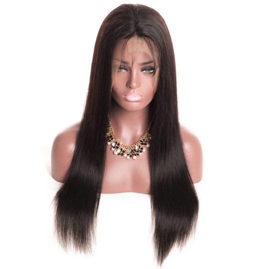 Brazilian Lace Front Human Hair Wigs For Black Women With Baby Hair None Remy Hair Wigs 150% ALIPOP Pre Plucked Straight Wig