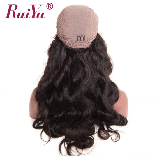 RUIYU Body Wave Wig Full Lace Front Human Hair Wigs With Baby Hair Pre Plucked Lace Wigs For Black Women Bleached Knots Non Remy