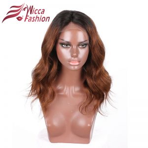 Dream Beauty Lace Front Human Hair Wigs For Black Women Brazilian non-remy body wave 130% Density with natural hairline
