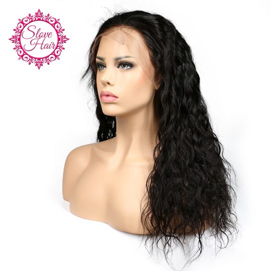 Slove Hair Brazilian Lace Front Human Hair Wigs For Black Women Remy Human Hair Water Wave Wig With Baby Hair Natural Hairline