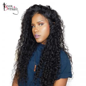Ever Beauty Brazilian Loose Curly Lace Front Human Hair Wigs For Black Women Pre Plucked Non-Remy Hair 12-24inch