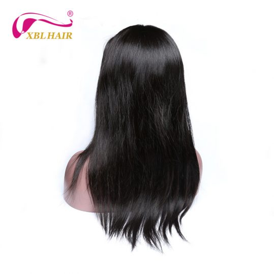 XBL HAIR Lace Front Human Hair Wigs Straight Brazilian Remy Hair Lace Wig for Black Women Natural Color Free Shipping