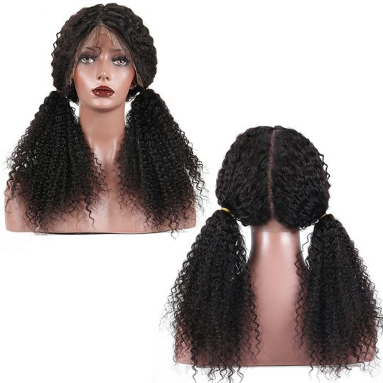 Pre Plucked Full Lace Human Hair Wigs For Black Women With Baby Hair 130% Brazilian Kinky Curly Hair Wig Non-Remy You May