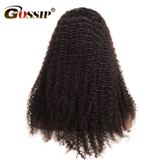 Gossip Brazilian Kinky Curly Lace Wigs With Baby Hair 10"-24" Lace Front Human Hair Wigs For Black Women Swiss Lace Wig Non Remy