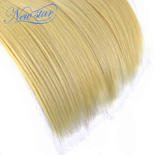 New Star Brazilian Blonde #613 Straight Hair 100% Human Hair Weaving 10''-30''Inches One Bundles Remy Hair Free Shipping