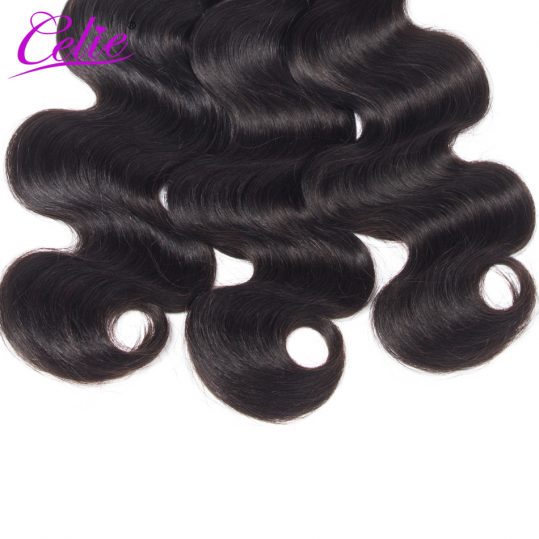 Celie Brazilian Body Wave Hair Weave Bundles 10-28 Inch Remy Hair Extension Natural Color Can be Dyed 100% Human Hair Bundles