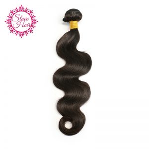 Slove Hair Brazilian Body Wave Bundles Human Hair Weft Natural Black Color Remy Hair Extensions Can Be Dyed Free Shipping