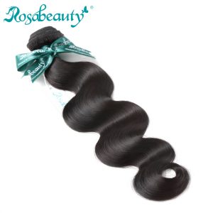 Rosa Beauty Hair Products Brazilian Hair Weave Bundles Body Wave 100% Human Hair Weaving Natural Color Remy Hair Shipping Free