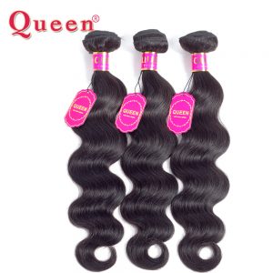 Queen Hair Products Brazilian Body Wave 100% Remy human hair Hair extensions Can Buy 3 or 4 Bundles Natural Hair Weave 1 Piece