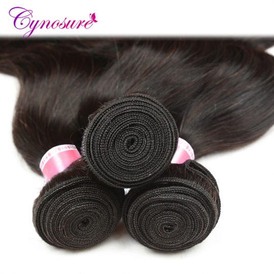 Cynosure Brazilian Body Wave Hair Weave Bundles 100% Human Hair Bundles 8-28 Inch Natural Color 1 Piece Remy Hair