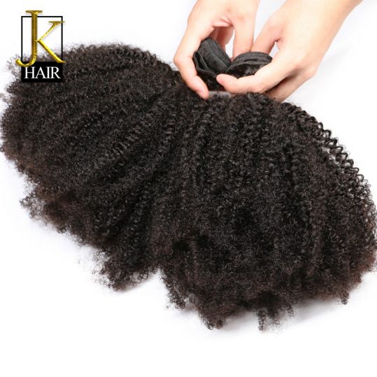 Elegant Queen Afro Kinky Curly Brazilian Hair Weave Bundles Human Hair Remy Weaving Natural Extensions Full End 8-24 Inch