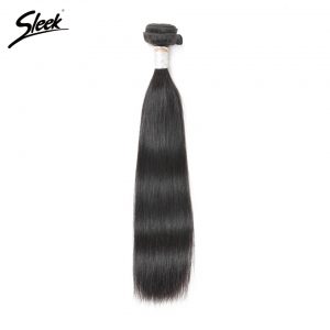 Sleek Remy Straight Brazilian Hair Weave Bundles 1 Piece Only Can Buy 3 Or 4 Bundles With Closure 10-30 Inch Human Hair Bundles