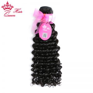 Queen Hair Products Brazilian Deep Wave Hair Weave Bundles 100% Human Remy Hair Weaving 10''~30'' Natural Color Free Shipping