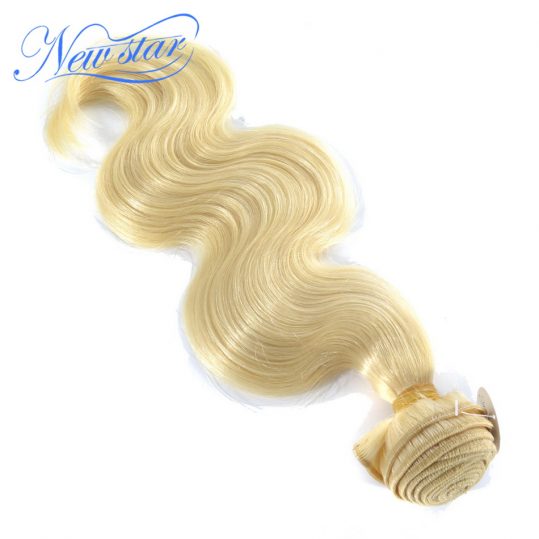 New Star Hair Brazilian Blonde Body wave 100% Human Hair Thick Bundles Weaving #613 Remy Hair Free Shipping