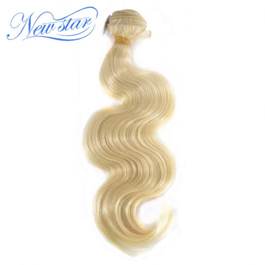 New Star Hair Brazilian Blonde Body wave 100% Human Hair Thick Bundles Weaving #613 Remy Hair Free Shipping