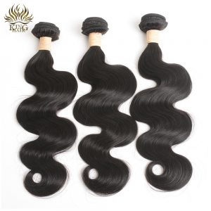 KING HAIR Brazilian Body Wave 100% Human Hair Weaving Double Weft Nature Color 8-28inch Remy Hair Extensions Can Be Dyed