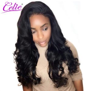 Celie Hair Brazilian Loose Wave Natural Black Color Bouncy Hair Weave Bundles Remy Hair Extension 100% Human Hair Bundles