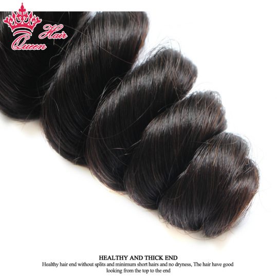 Queen Hair Products Brazilian Loose Wave Remy Hair Bundles 10" - 30" Natural Color 1 Piece 100% Human Hair Weave