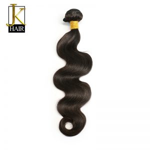 JK Brazilian Body Wave Human Hair Weave Bundles Remy 1 Bundle Hair Extension Can Be Dyed Permed Straightened 8-28 Inch Full Ends