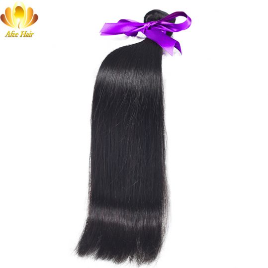 Ali Afee Hair Products Brazilian Straight Hair 1pc Remy Human Hair Extension 100g Natural Color No Tangling No Shedding
