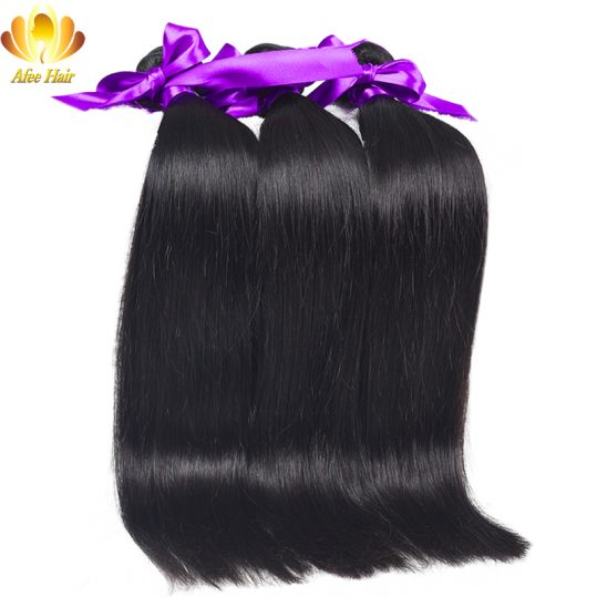 Ali Afee Hair Products Brazilian Straight Hair 1pc Remy Human Hair Extension 100g Natural Color No Tangling No Shedding