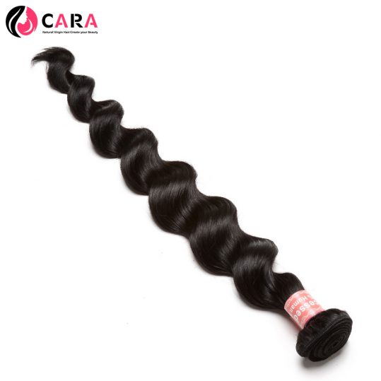 Loose Wave Brazilian Hair Weave Bundles Remy Human Hair Weave Natural Color 10"-28" CARA 1 Piece