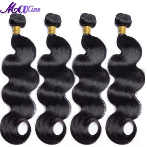 Brazilian Body Wave Hair Weaving 100% Human Hair Weave Bundles Non Remy Natural Hair Extensions Can Buy 3 4 Bundles Maxine Hair