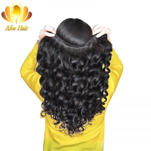 Ali Afee Brazilian Loose Wave 100% Human Hair Extension 1 PC 100g Non-remy Hair Can Be Dyed And Bleached No Shedding No Tangling