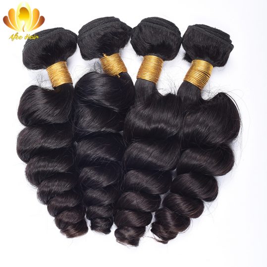 Ali Afee Brazilian Loose Wave 100% Human Hair Extension 1 PC 100g Non-remy Hair Can Be Dyed And Bleached No Shedding No Tangling