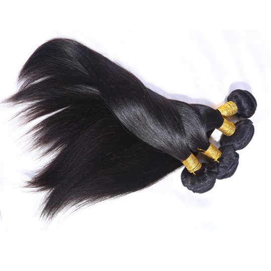 Luduna Brazilian Hair Weave Bundles Straight Human Hair Bundles 1 Piece Non-remy Hair Weave Extension Can Buy 3 or 4 Bundles