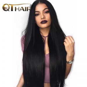 Brazilian Straight Hair Weave Bundles 100% Human Hair Bundles Hair Extensions Can Buy 3 Or More Bundles QThair Non-Remy Hair