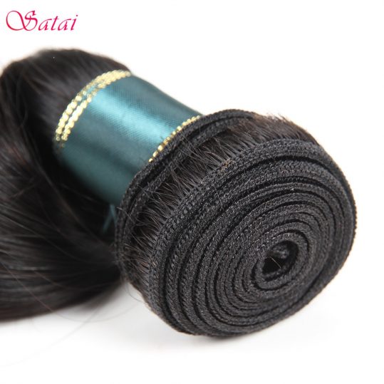 Satai Hair Loose Wave Brazilian Hair Weave Bundles 100% Human Hair 1 Piece 8-28inch non Remy Hair Extension No Tangle Can be Dye