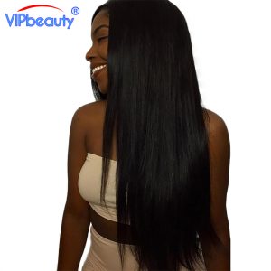 VIP beauty Brazilian straight hair 100% human hair weave bundles 1pcs only non remy hair extension can buy 3 bundles or more