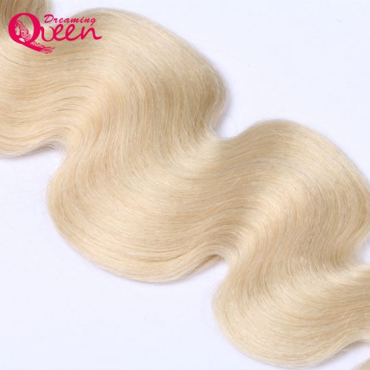 613 Blonde Brazilian Body Wave Hair Weave Bundles 100% Human Hair Weave 12-30 inch No Remy Blonde Dreaming Queen Hair Products