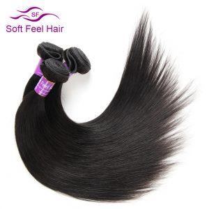 Soft Feel Hair Brazilian Straight Hair 1 Bundle 8-28 Inch Non Remy Human Hair Weave Extensions Natural Color Free Shipping