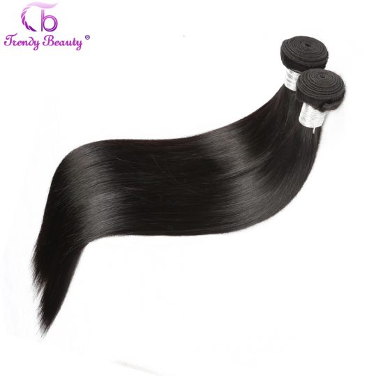 Trendy Beauty Hair Brazilian Straight Human Hair weave Bundles Non Remy Hair natural black color 100g per pcs 8-26 inches