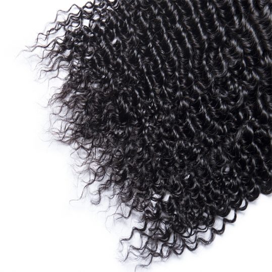 Maxine Hair Brazilian Deep Curly Hair 1B 100% Natural Human Hair Extensions Non Remy Hair Weave Bundles 10"~28" Inch No Tangle