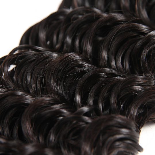 Ali Pearl Hair Deep Wave Brazilian Hair Weave Bundles Human Hair Natural Color 1b Free Shipping Non Remy Hair 1 Piece Only