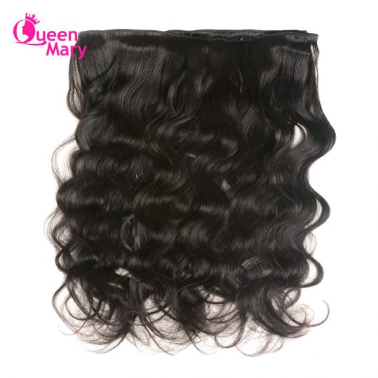 Queen Mary Brazilian Body Wave One Bundle Non-Remy Hair Bundles 10"-26" Natural Color 100% Human Hair Weaving Free Shipping