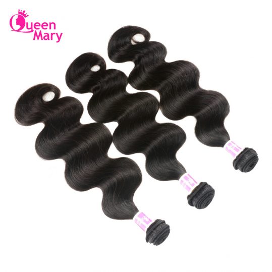 Queen Mary Brazilian Body Wave One Bundle Non-Remy Hair Bundles 10"-26" Natural Color 100% Human Hair Weaving Free Shipping