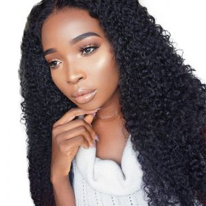 3B 3C Kinky Curly Weave Human Hair Extensions Honey Queen Hair Products Peruvian Remy Hair Weaving Bundles