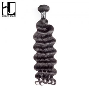 HJ Weave Beauty Peruvian Hair Natural Wave 100% Human Hair Bundles Machine Double Weft Remy Hair Free Shipping