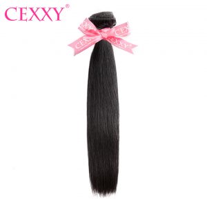 CEXXY Peruvian Hair Straight 100% Human Hair Weave Natural Color Remy Hair 8-28 Inch Free Shipping