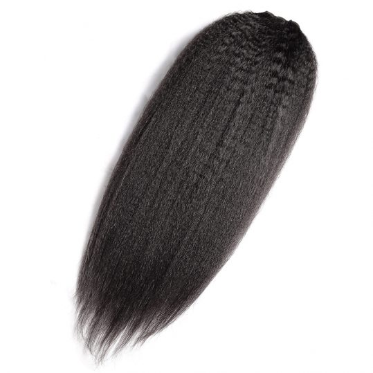 HJ Weave Beauty Peruvian Virgin Hair Kinky Straight Hair 100% Unprocessed Human Hair Weave Bundles Free Shipping