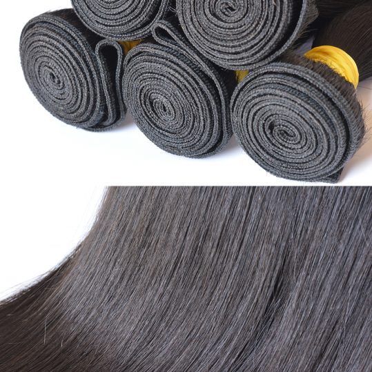 BAISI Hair,100% Unprocessed Human Hair Peruvian Virgin Hair Straight Extension,Natural Color,8-34inches Free Shipping