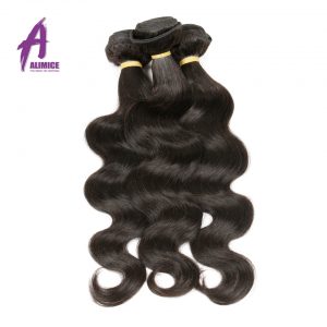 Alimice Hair Peruvian Body Wave 1 Bundle 100% Human Hair Weave Bundles Natural Color Non-remy Hair Weft 8-30inch Free Shipping