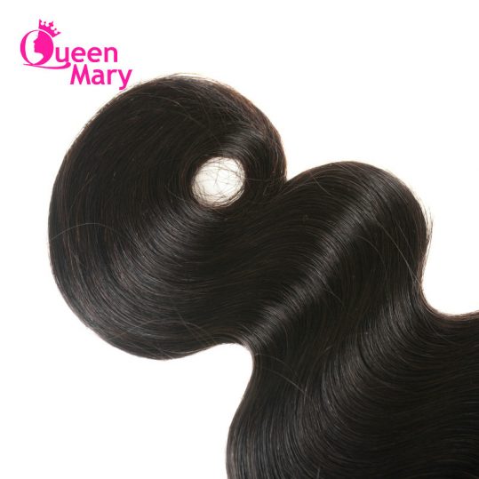 Queen Mary Peruvian Body Wave 100% Human Hair Bundles Non-Remy Hair Weaving Natural Color One Piece 10"-26" Shipping Free